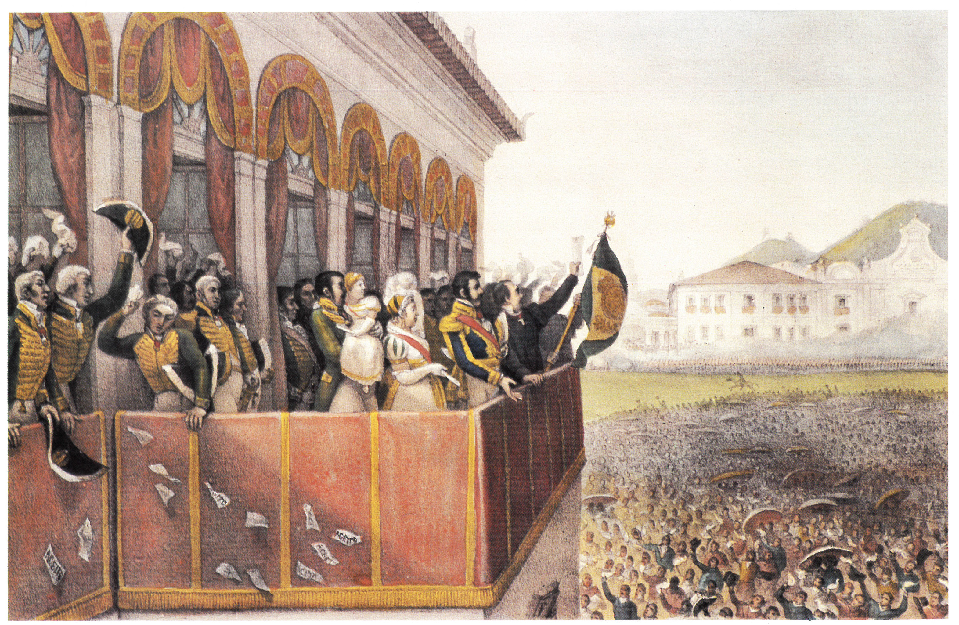 1822 Aclamacao De Dom Pedro I Historia Do Rio Para Todos