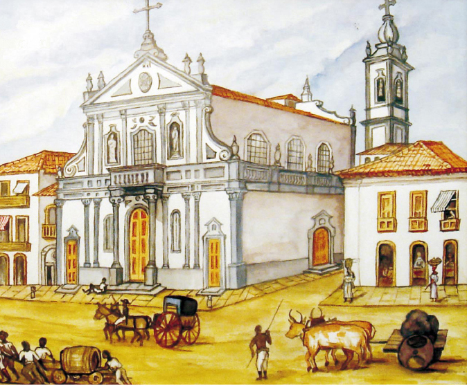 (1) Igreja da Santa Cruz dos Militares. Richard Bate. Pt.Wikimedia 