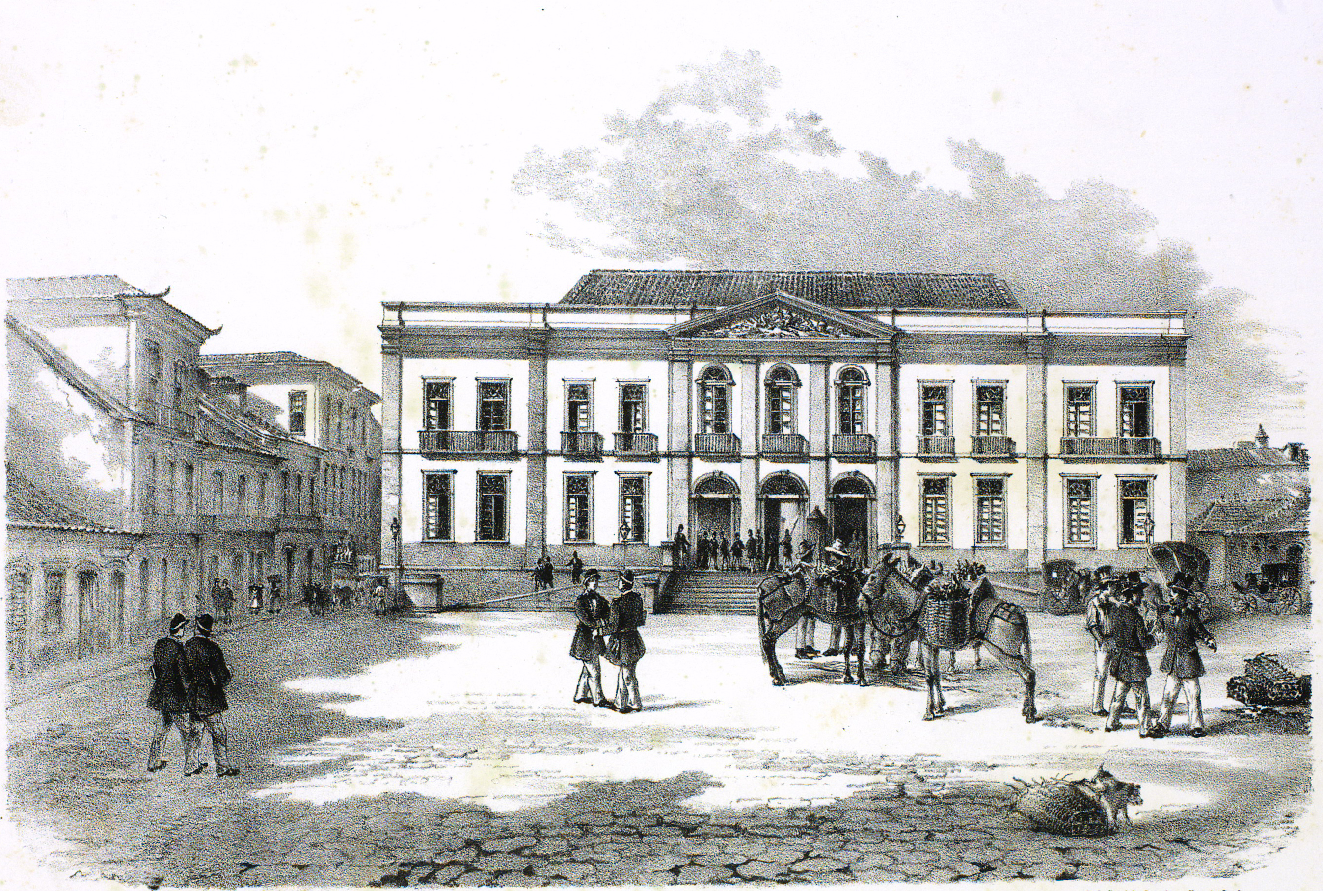 (1) Escola Militar. Pieter Godfred Bertichem. Acervo da Fundação Biblioteca Nacional – Brasil 