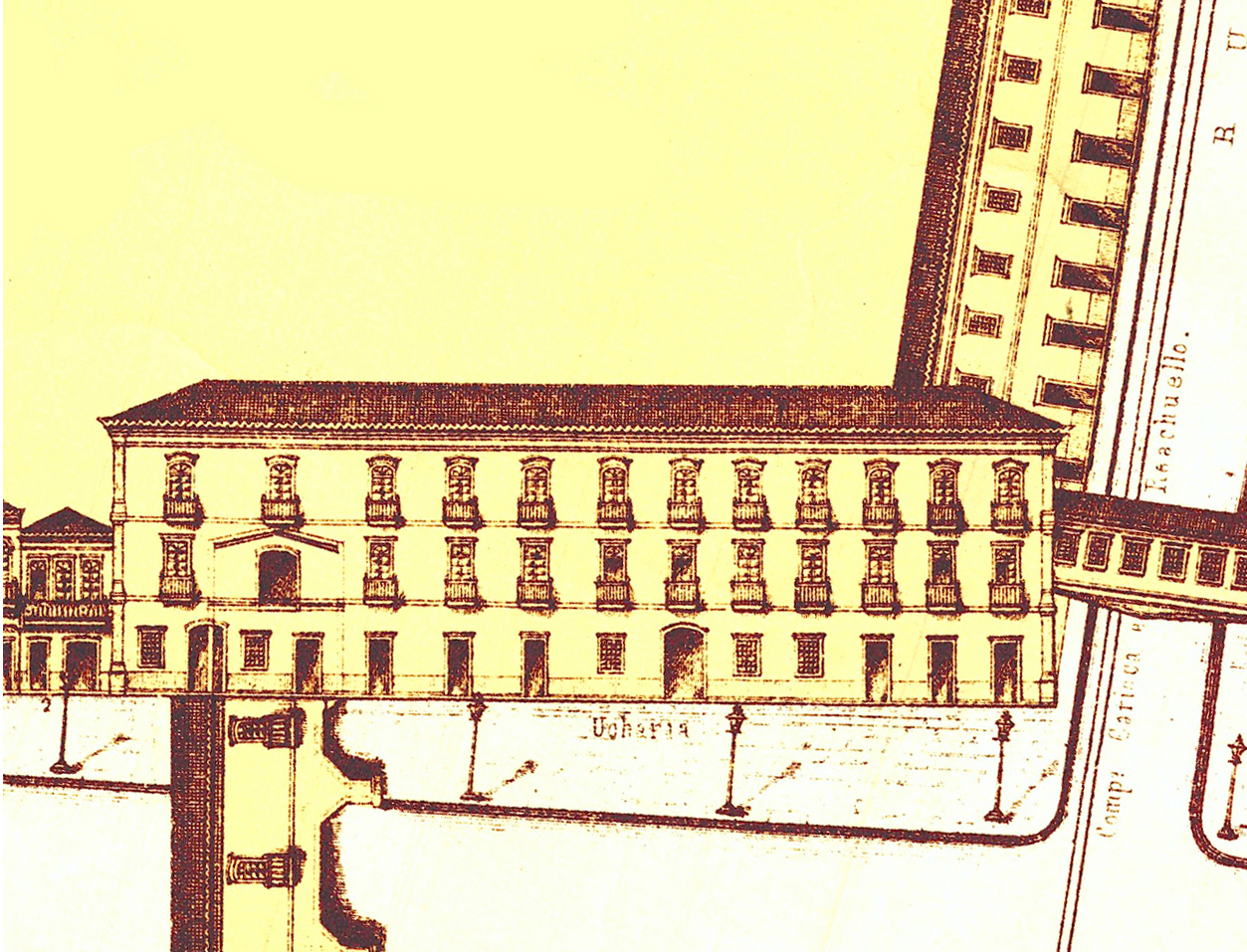 (1) Mappa Architectural da cidade do Rio de Janeiro. João da Rocha Fragoso. Acervo da Fundação Biblioteca Nacional - Brasil