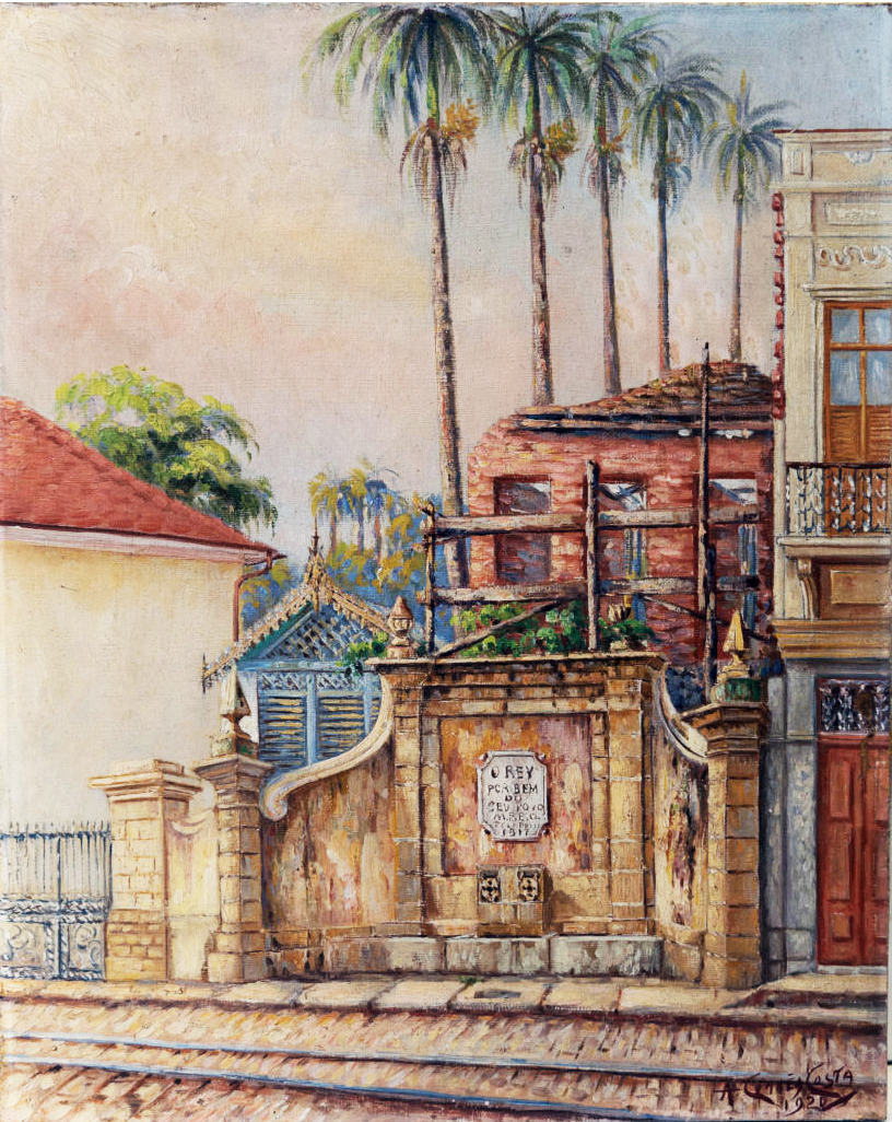 (1) Chafariz da Rua do Riachuelo <br />A. Correa Costa. Acervo do Museu Histórico Nacional/ IBRAM/ Ministério da Cidadania, 2019
