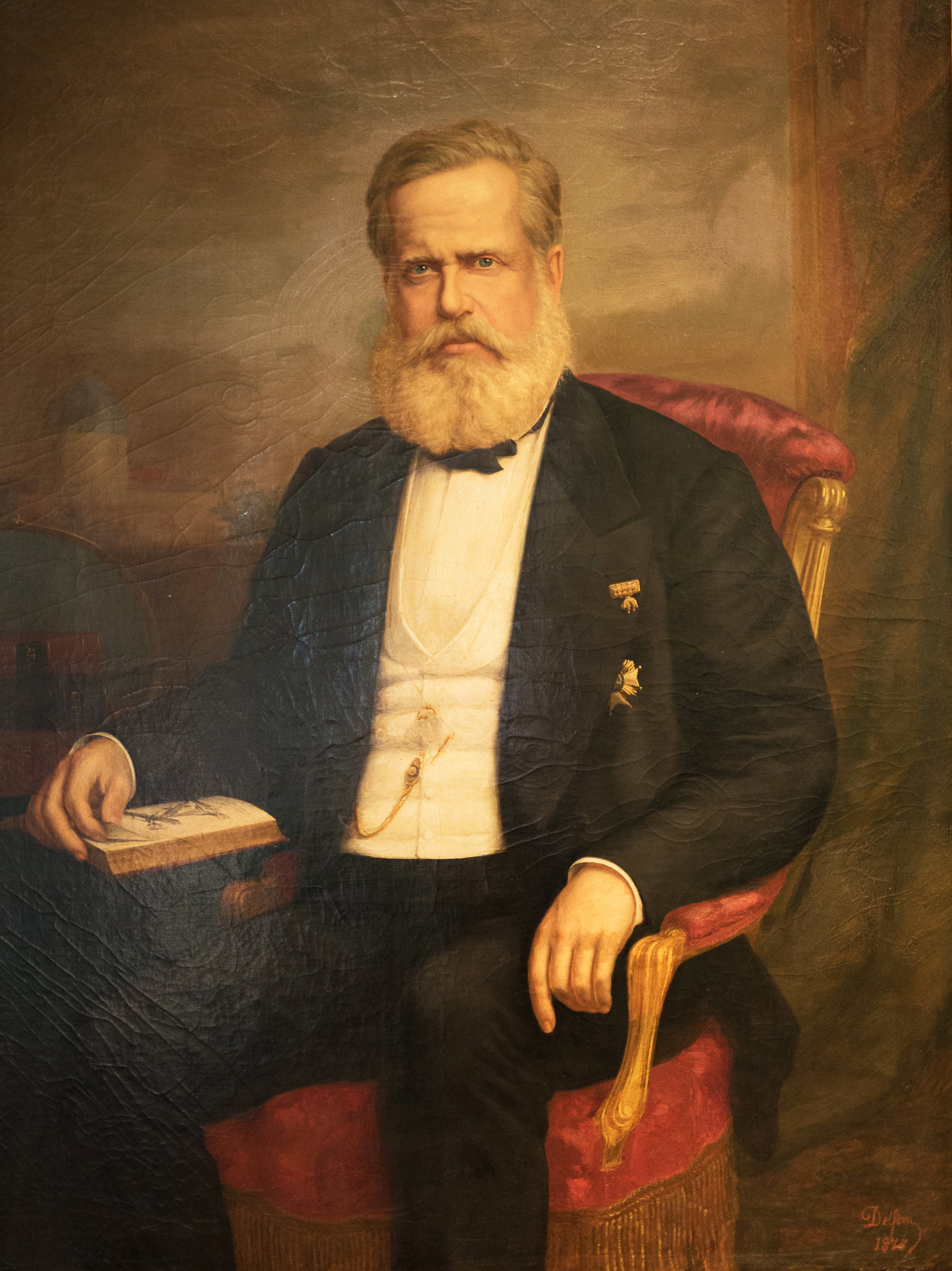 (2)Pedro II. Acervo do Museu Histórico Nacional, <br> IBRAM, Ministério da Cidadania