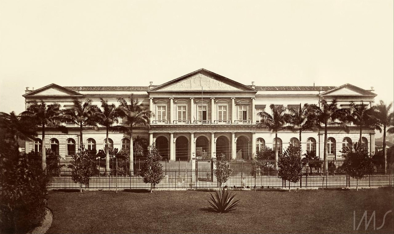 (1) Antiga Casa da Moeda/ Arquivo Nacional do Brasil<br> Pierre-Emile Levasseur. Acervo do Arquivo Nacional - Brasil